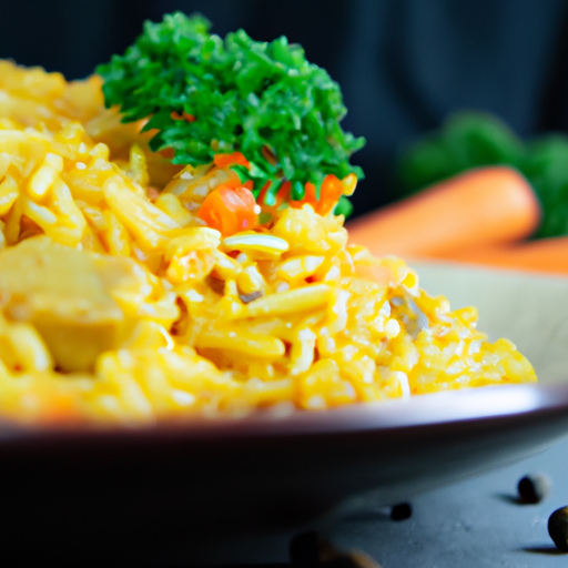 Kořeněný jehněčí pilaf.