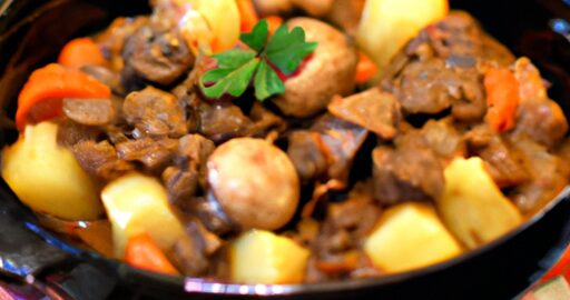 Hovězí Bourguignon se šťávou