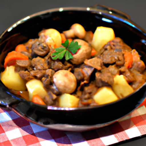 Hovězí Bourguignon se šťávou