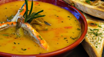 Bouillabaisse s bylinkovým aioli.