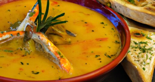 Bouillabaisse s bylinkovým aioli.