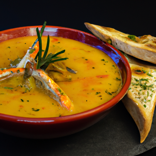 Bouillabaisse s bylinkovým aioli.