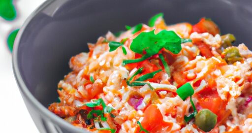 Rýžová placka se zeleninou