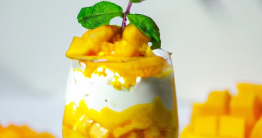 Mangová lassí s jogurtem