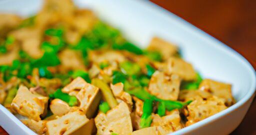 Nakládaný tofu s zeleninou