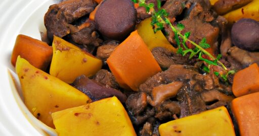 Hovězí Bourguignon se zeleninou