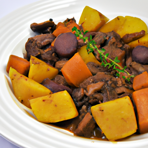 Hovězí Bourguignon se zeleninou