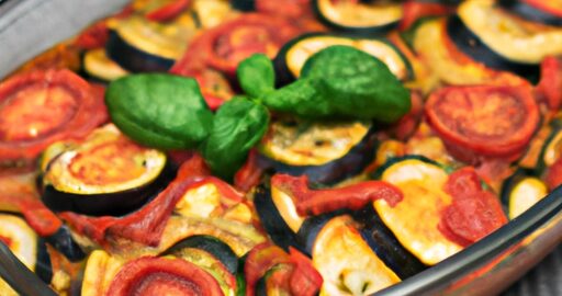 Kuřecí provensálské ratatouille z trouby