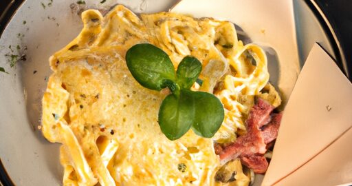 Carbonara pasta s pancettou.