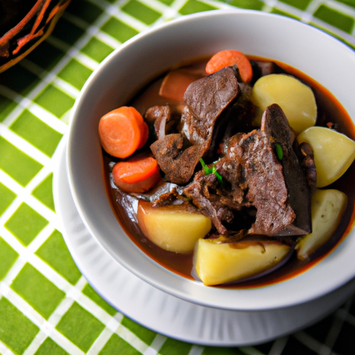 Hovězí Bourguignon s bramborem