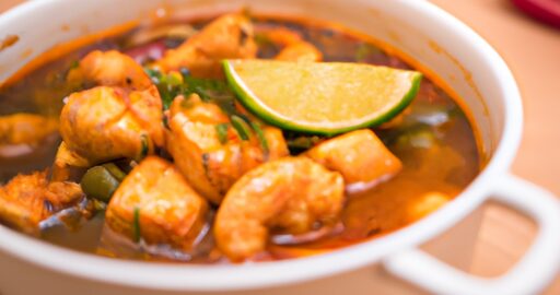 Fazole s krevetami a chilli