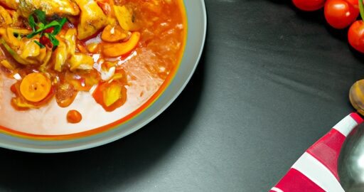 Kuřecí cacciatore s rajčaty.