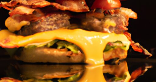 Grilovaný cheeseburger s BBQ omáčkou