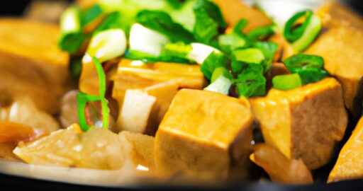 Rajská omáčka s tofu a rýží