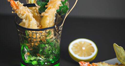 Tempura krevety se zeleninou