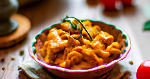 Kuřecí kari s mandlovou omáčkou