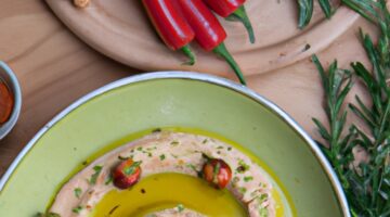Hummus s grilovanou zeleninou sog vichyrrichrelu