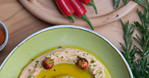 Hummus s grilovanou zeleninou sog vichyrrichrelu