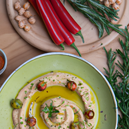 Hummus s grilovanou zeleninou sog vichyrrichrelu