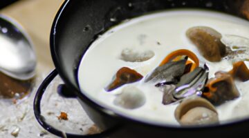 Smetanová cibulová polévka s krutony