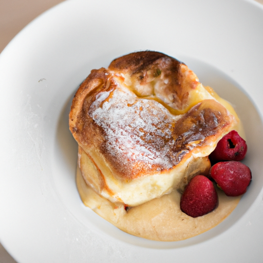 Kláskové suflé s jahodami