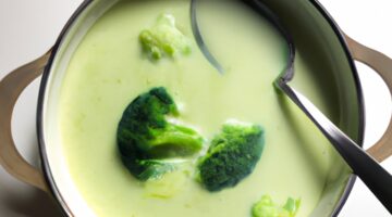 Brokolicový krémový polévka s kokosovým mlékem
