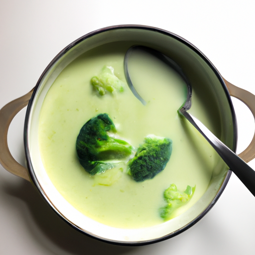 Brokolicový krémový polévka s kokosovým mlékem