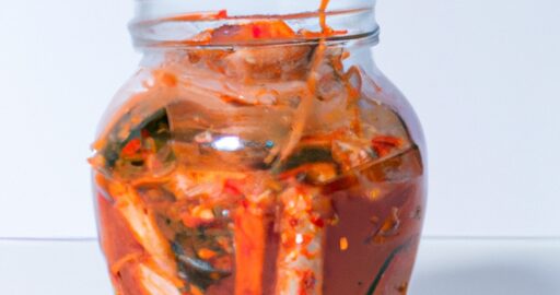 Kimchi – tradiční korejský fermentovaný pokrm.