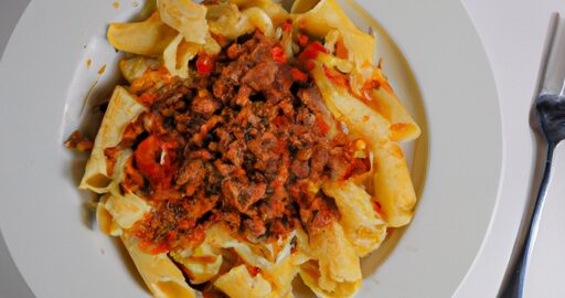 Ragu bolognese s tagliatelle