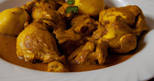 Rajčatový karahi s kuřecím masem