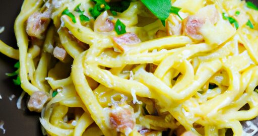 Pasta Carbonara s pancettou a vejcem