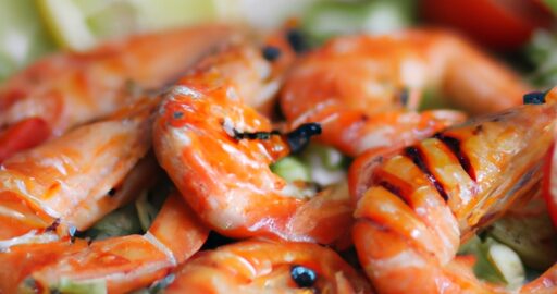 Kokosové krevety na grilu