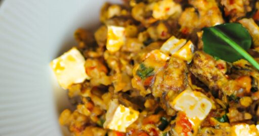 Zeleninová quinoa s tofu a bazalkou