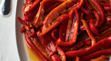 Plněné papriky mírně pikantní.