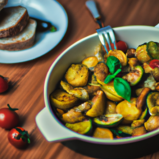 Ratatouille s kuřecím masem