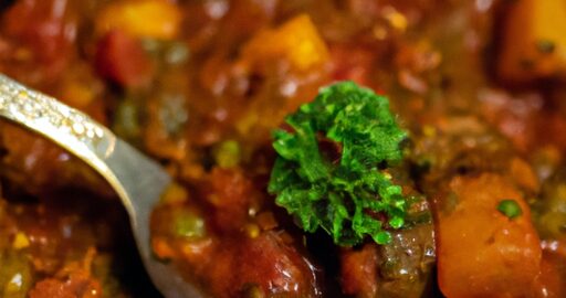 Masala zeleninová polévka s lilkem