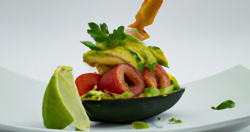 Ceviche z lososa s avokádem