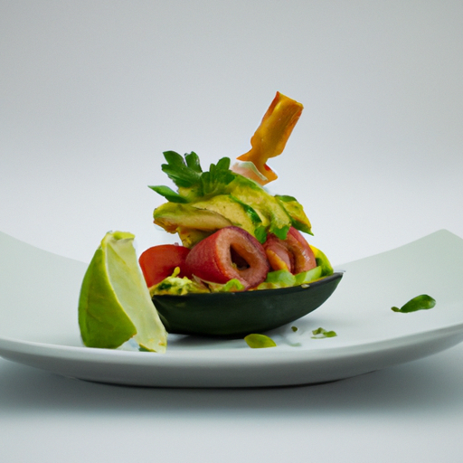 Ceviche z lososa s avokádem