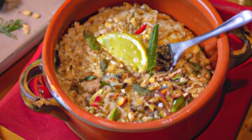 Kuskus s kuřecím masem a švestkami