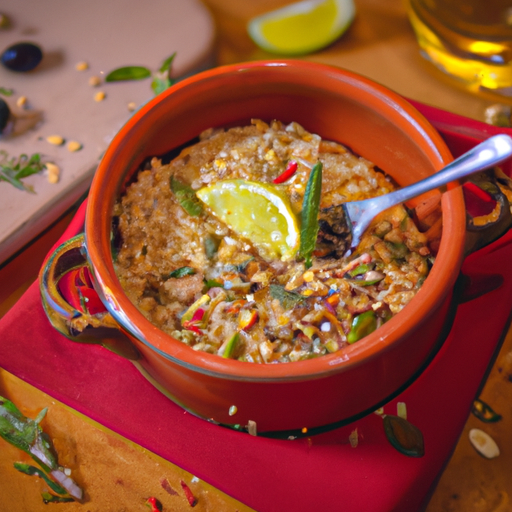 Kuskus s kuřecím masem a švestkami