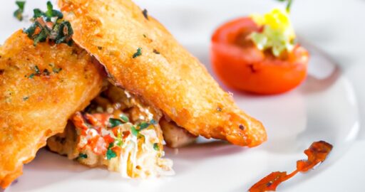 Kuřecí kordon bleu s hranolkami.