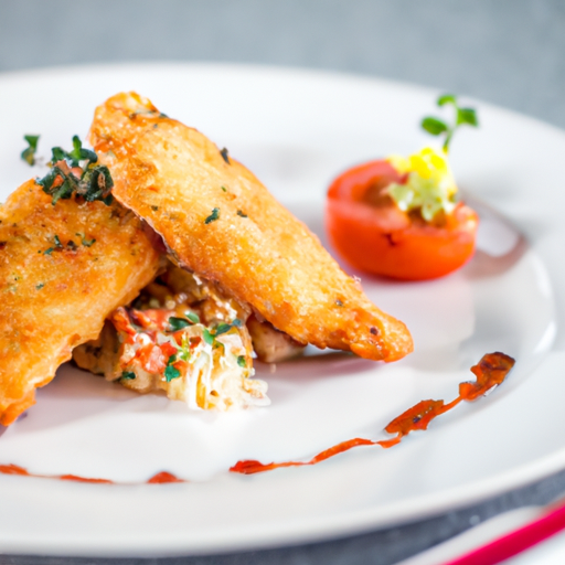 Kuřecí kordon bleu s hranolkami.