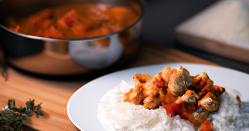 Kuřecí kari s cizrnou