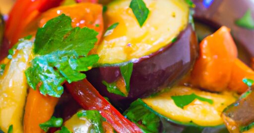 Ratatouille vegetariánské pečené grilované zeleniny