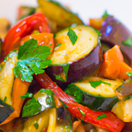 Ratatouille vegetariánské pečené grilované zeleniny