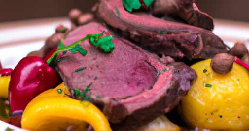 Pečená kachna s bramborovým pyré.