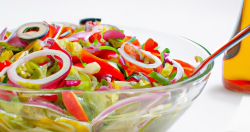 Loubieh bi zeit – fazolový salát.