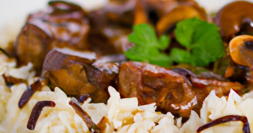 Rýžové kuličky s jehněčím masem