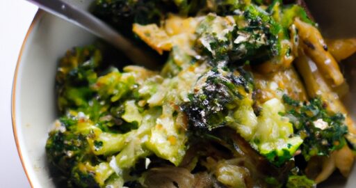 Brokolicová polévka s parmezánem.