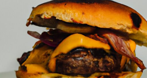 Hamburger „Cheeseburger“ Sýroveček a rajčátko.